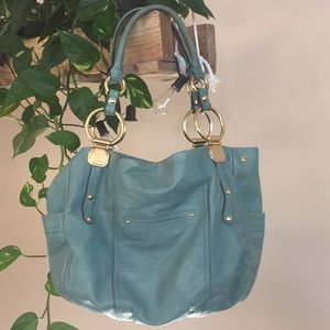 Teal purse